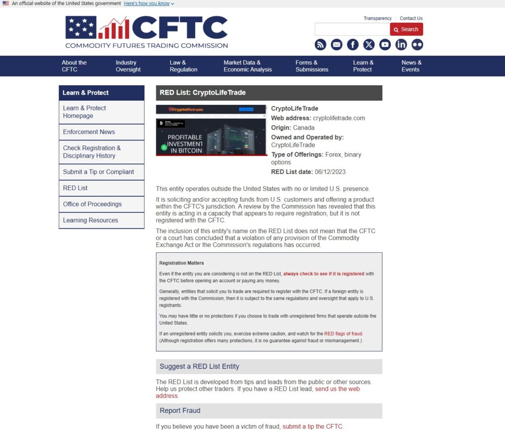 RED-List-CryptoLifeTrade-CFTC